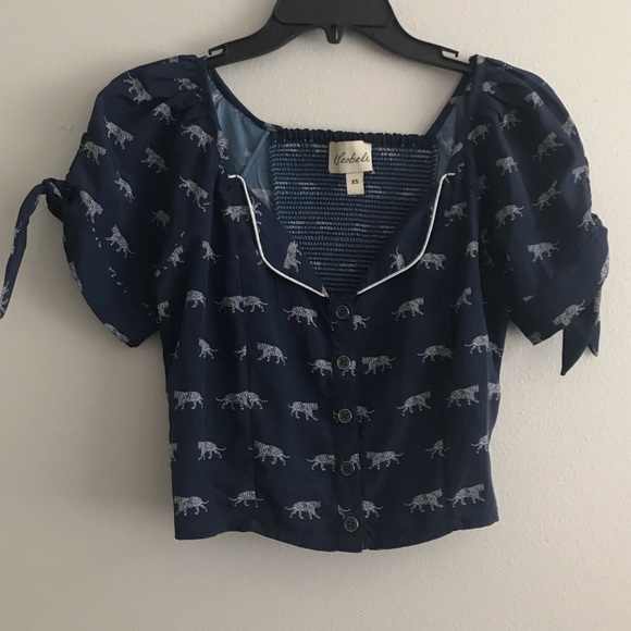 Elkin Tiger Crop Top - Picture 3 of 6